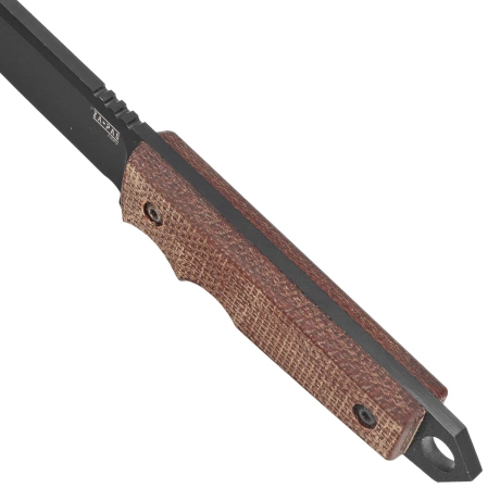 Nóż Za-Pas Urban Tactic Brown Micarta, Black Cerakote NMV (UT-CE-M-BR)