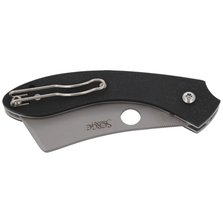 Spyderco ROC G-10 Black PlainEdge Knife (C177GP)