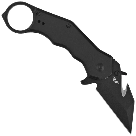 Nóż składany karambit Civivi Amaroq Black Aluminium, Black Stonewashed Nitro-V by Tony Sentmanat (C24018-2)
