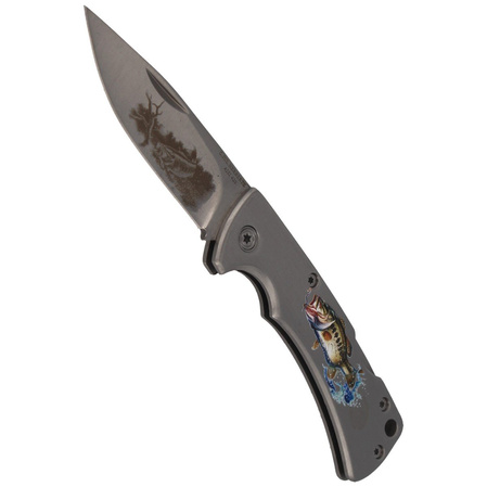 Herbertz Solingen fishing knife with Fish motif 68mm (585809)