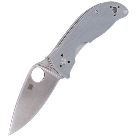 Spyderco Alcyone G-10 Grey, CTS BD1N Plain (C222GPGY)