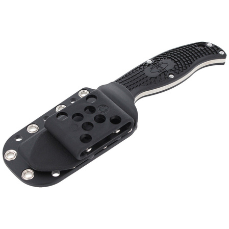 Spyderco Enuff FRN Black Leaf PlainEdge Knife (FB31PBK)