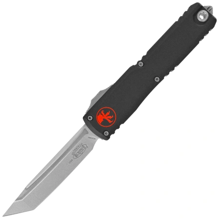 Microtech Ultratech Gen III ZBP T/E RSK OTF Knife Black Aluminum, Stonewashed M390MK by Tony Marfione (1123-10RSK)
