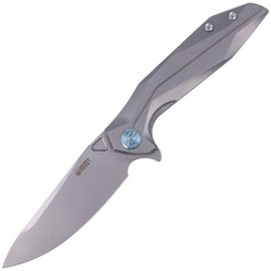 Kubey Nova Knife Gray Titanium, Bead Blasted 14C28N (KB235F)