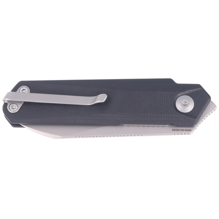 Civivi Knife Ki-V Plus G10 Black, Silver Bead Blasted Nitro-V by Ostap Hel (C20005B-1)