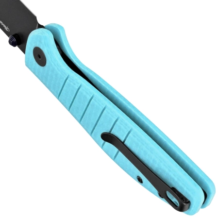 Nóż składany Bestechman Goodboy Blue G10, Grey DLC D2 by Keanu Alfaro (BMK04C)