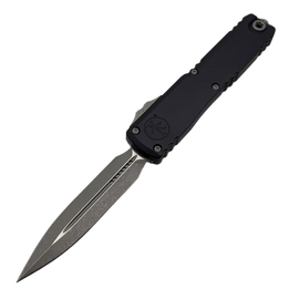 Nóż automatyczny OTF Microtech Ultratech Gen IV D/E Graphite Aluminium, Apocalyptic M390MK by Tony Marfione (11224-10APGP)