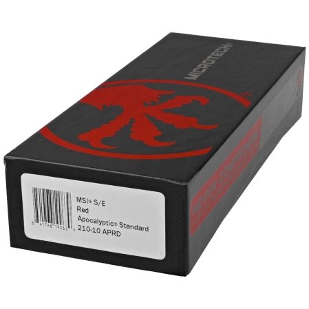 Microtech MSI S/E Knife Red Aluminum, Apocalyptic M390MK by Tony Marfione (210-10APRD)