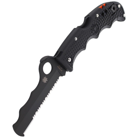 Spyderco Assist FRN Black / Black Blade Rescue Knife (C79PSBBK)