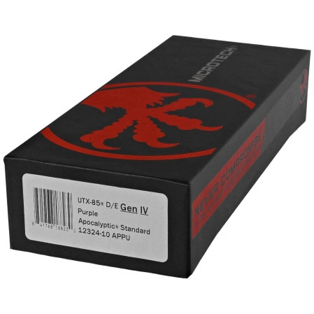 Microtech UTX-85 Gen IV D/E OTF Knife Purple Aluminium, Apocalyptic M390MK by Tony Marfione (12324-10APPU)