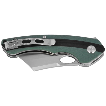 Bestech Knife Skirmish Green / Black G10, Satin D2 (BG44A)