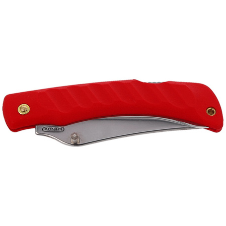 Mikov Crocodile Red ABS Folding Knife, Mirror Finish (243-NH-1/C RED)