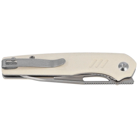 Civivi Guile Knife Ivory G10, Satin 14C28N by Shawn Ashmore (C24062B-3)