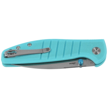 Nóż składany Bestechman Goodboy Jr. Light Blue G10, Satin/Stonewashed D2 by Keanu Alfaro (BMK10B)