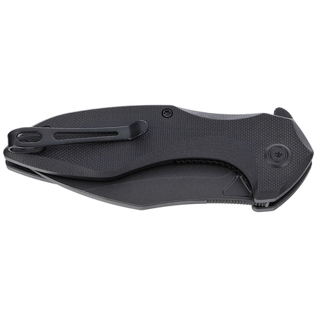 Nóż składany Kubey Knife Noble, Black G10, Dark Stonewashed D2 (KU236F)