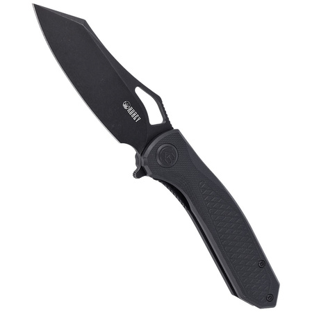 Nóż składany Kubey Knife Drake, Black G10, Dark Stonewashed D2 by Maksim Tkaczuk (KU310F)