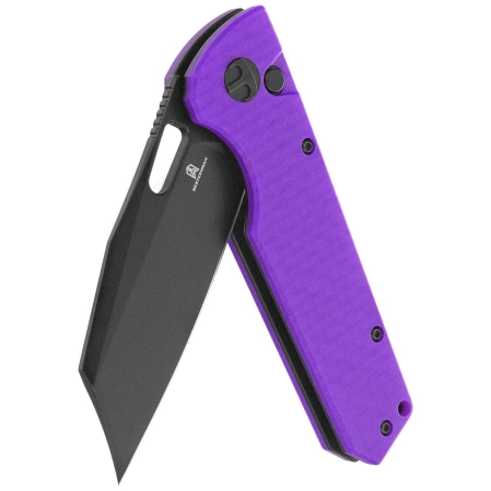 Nóż składany Bestechman Guardian Purple G10, Black PVD D2 (BMK11H)