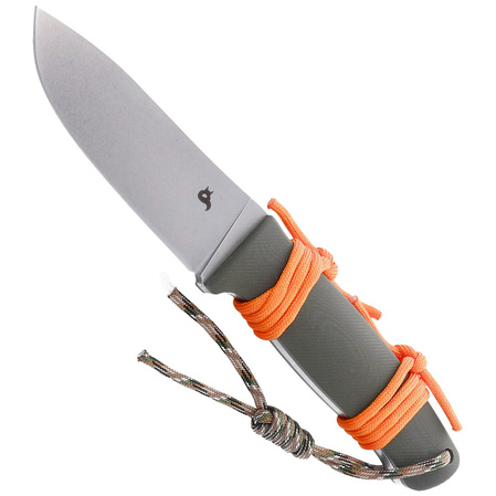 Nóż Black Fox Vesuvius OD Green G10, Stone Washed D2 by Alfredo Doricchi (BF-710 D2 OD)