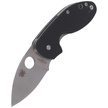 Nóż składany Spyderco Insistent G-10 Black Plain (C246GP)