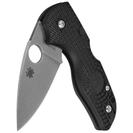 Spyderco Lil' Native Lightweight Knife Black FRN, Satin CTS BD1N by Eric Glesser (C230PBK)