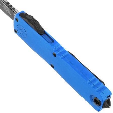 Nóż automatyczny OTF Microtech Ultratech Gen III ZBP S/E Blue Aluminium, Black M390MK by Tony Marfione (1121-1BL)