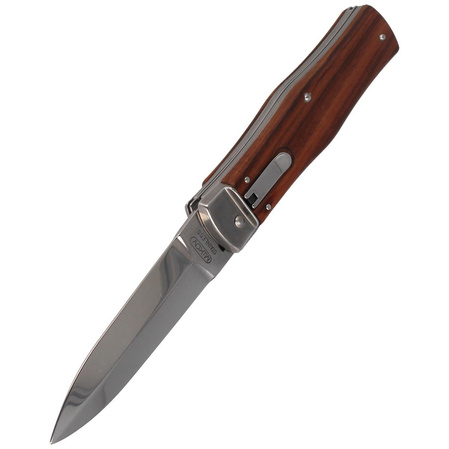 Mikov Predator Classic Palisander Wood Automatic Knife (241-ND-2/KP)