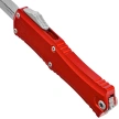 Microtech Hera II D/E OTF Knife Red Aluminum, Stonewashed M390MK by Tony Marfione (1702M-10RD)