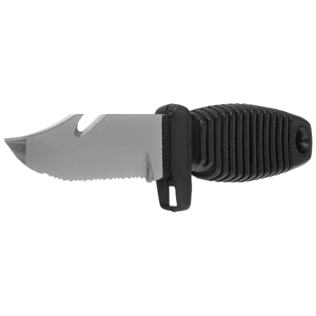 MAC Coltellerie Shark 9 Diving Knife Black PP, Satin W 1.4116 (MC SRK09.N)