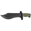 Third Decor Habitat Green ABS, Black 420 Knife (H0502N)