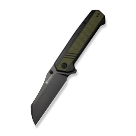 Sencut Draxor Green/Black G10 Knife, Black 9Cr18MoV (S24035-2)