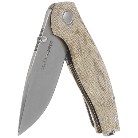 Viper Vale Green Canvas Micarta, Stonewashed MagnaCut by Jesper Voxnæs Knife (V6006CV)