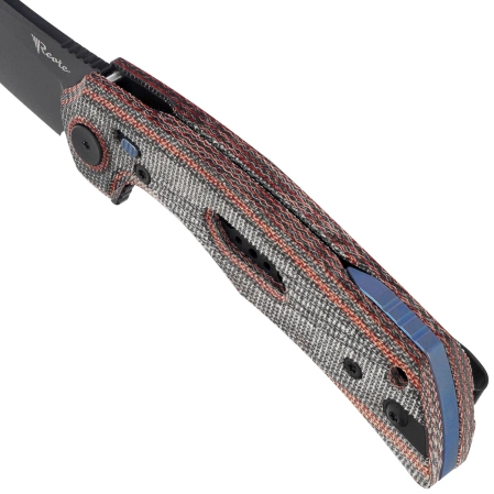 Nóż składany Reate PL-7 Red / Black Micarta, Black PVD Nitro-V (PL-7 RDBKM PVD)