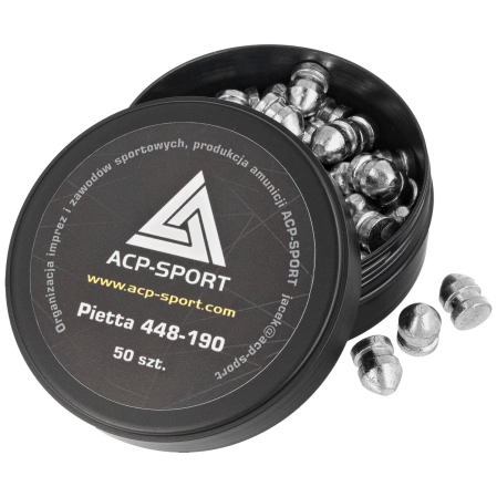ACP-Sport Conical Pietta .448 Lead Bullets 50 psc (JW450-P)