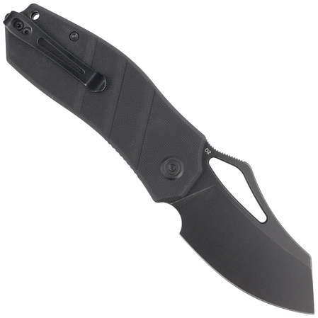 Kubey Ceyx Knife Black G10, Blackwashed D2 (KU335D)