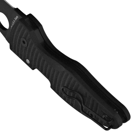 Nóż składany Spyderco MicroJimbo SALT Black G10, Black DLC MagnaCut by Michael Janich (C264GMCBKP)