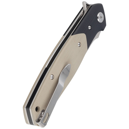 Bestech Knife Swordfish Black / Beige G10, Satin D2 (BG03B)