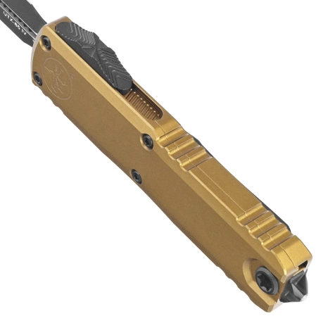 Nóż automatyczny OTF Microtech UTX-85 Gen IV D/E Tan Aluminium, Black M390MK by Tony Marfione (12324-1TA)