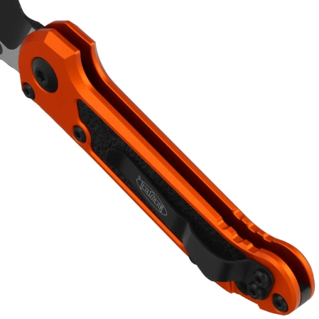 Nóż automatyczny Microtech LUDT Gen III T/E Orange Aluminium, Black M390MK by Tony Marfione (1136-1OR)