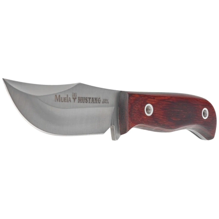 Nóż Muela Mustang-8R Red Pakka Wood, Satin X50CrMoV15