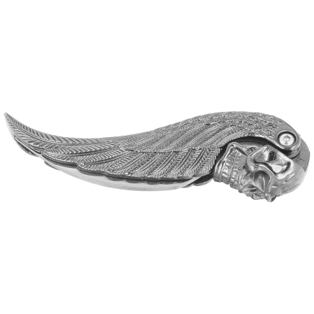 Nóż składany Martinez Albainox Skull Black Zamak, Satin 3Cr13Mov (10971)