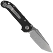 Microtech LUDT Gen III T/E Black Aluminum, Stonewashed M390MK by Tony Marfione (1136-10)