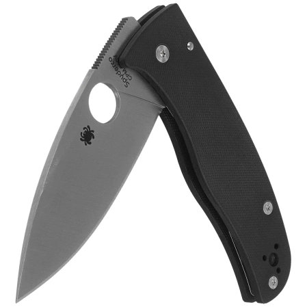 Nóż składany Spyderco Bodacious Black G10, Satin CPM S30V by Sal Glesser (C263GP)