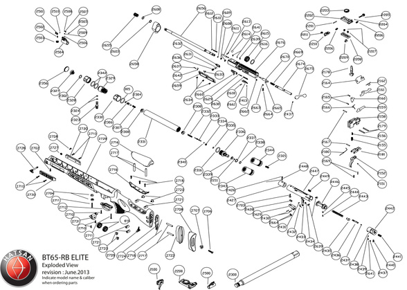 Hatsan Galatian Cartridge Cover: I - IV, TS, Auto 5 and 6, Tact Auto, Carabine, Gladius and BT65 SB-Elite, BT65 SB QE Carnivore, BT65 RB, BT65 RB-Elite