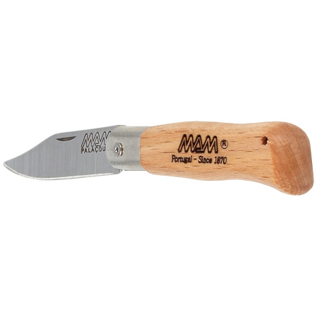 MAM Douro Mini Knife, Light Beech Wood, Inox HW, Satin 420 (2003-LW)