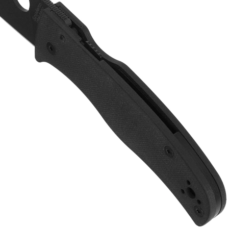 Nóż składany Spyderco Bodacious Black G10, Black DLC CPM S30V by Sal Glesser (C263GPBK)