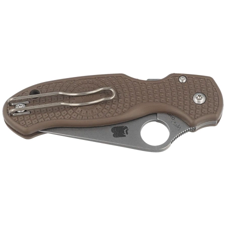 Nóż składany Spyderco Para 3 Lightweight Sprint Run Brown FRN, Stonewashed CPM 15V by Sal, Eric Glesser (C223PBN15V)