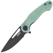 Kubey Dugu Knife Jade G10, Blackwashed 14C28N (KU210K)
