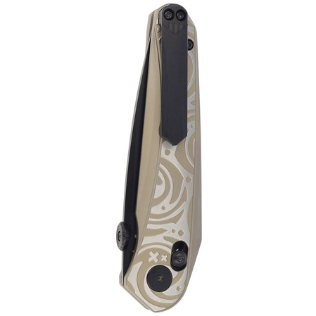 Nóż składany Bestech Mothus Light Bronze Titanium, Black PVD M390 by Kombou (BT2206C)