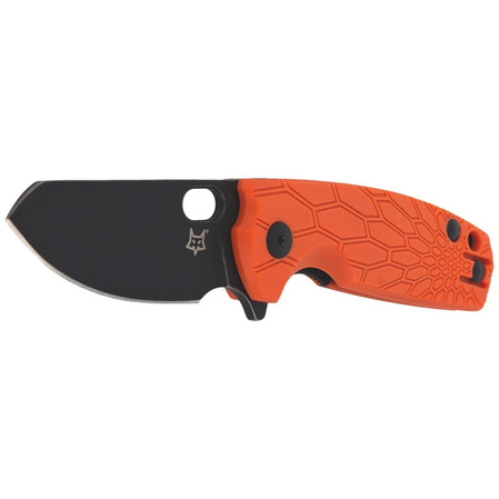 Nóż składany Fox Baby Core FRN Orange, Black Stonewashed N690 by Jesper Voxnaes (FX-608 OR)