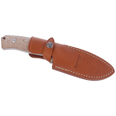 LionSteel M3 Natural Canvas Micarta, Satin Niolox by Michele Pensato (M3 CVN)